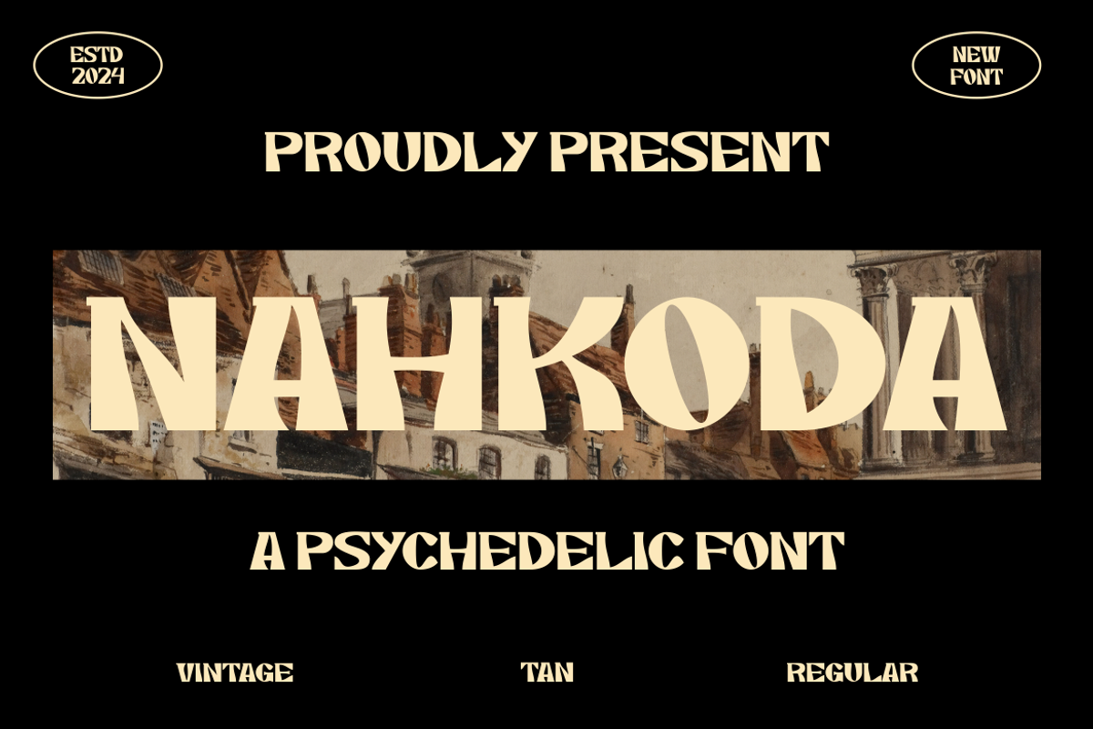 Nahkoda, a Sans Serif Font by maxstrim_graphich