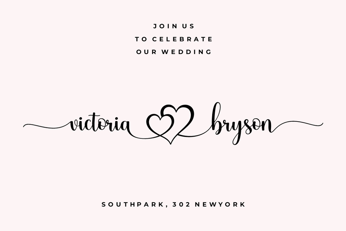 Madelyn Heart Font, a Script Font by Burhan Afif (Photo 7 of 9)