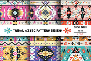 Geometric Boho Aztec Patterns