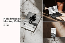Nora Branding Mockup Collection by  in Devices