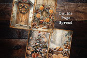 Cozy Christmas Mice Junk Journal, a Stationery Template by V Design Creator (Thumbnail 5 of 8)