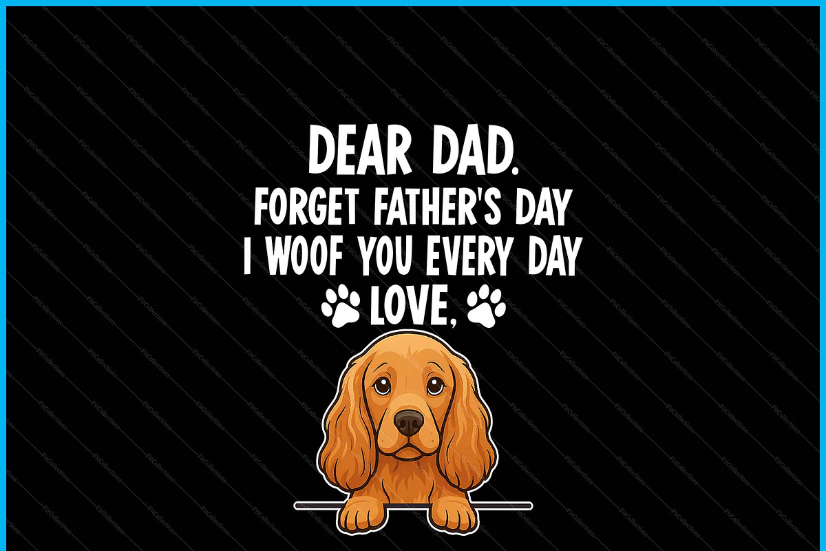 Father's Day I Woof Every Day SVG, a Graphic by Creativeusart (Photo 3 of 4)
