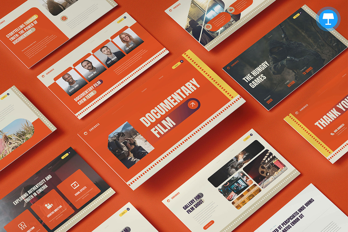 Documentary Film Keynote, a Presentation Template by Pixslides (Photo 1 of 7)