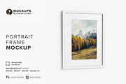 Portrait Frame Mockup - 30x40 cm, a Merchandise Mockup by Mockups by Carlos Viloria (Thumbnail 1 of 7)