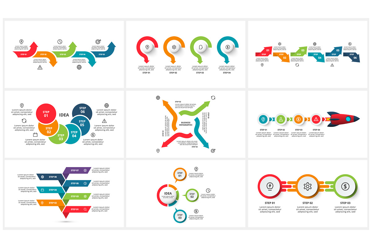 Step Presentation Canva Template, a Presentation Template by Infographics project (Photo 2 of 6)
