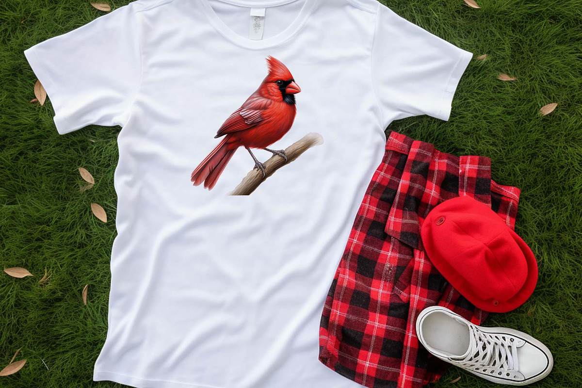Red Cardinal PNG Christmas Bundle, an Illustration by Moon Studio (Photo 7 of 11)