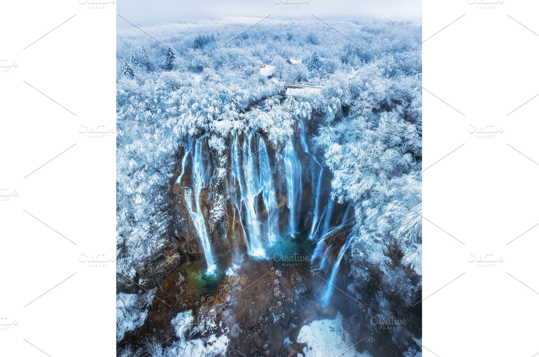 Aerial drone view of amazing, a Nature Photo by den-belitsky