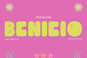 Benicio – Playful Font, a Sans Serif Font by Craft Supply Co. (Thumbnail 1 of 8)
