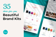 35 Beautiful Brand Kits | Canva, a Branding & Logo Template by Anchor ‹A› Digital Design (Thumbnail 1 of 10)