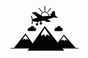 Adventure Plane Mountain Bundle, an Illustration by hafijul (Thumbnail 6 of 9)