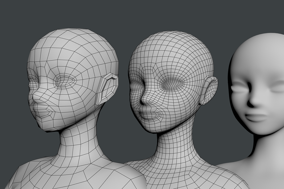 Stylized Girl Abby Shape Mesh, a Characters & Person 3D Model by VK Studio (Photo 12 of 16)
