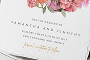 Floral Wreath Save the Date Card, an Invitation Template by R Whitehurst Design (Thumbnail 3 of 3)
