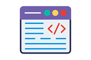 Coding Flat Icon, a Duotone Icon by Pexelpy (Thumbnail 2 of 2)