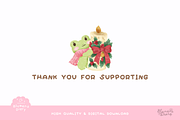 Sugarplum Christmas Frog Clipart, an Animal Illustration by Blumensdiary (Thumbnail 6 of 6)