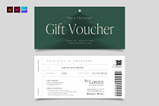Christmas Gift Voucher Template, a Stationery Template by BrandPacks (Thumbnail 5 of 5)