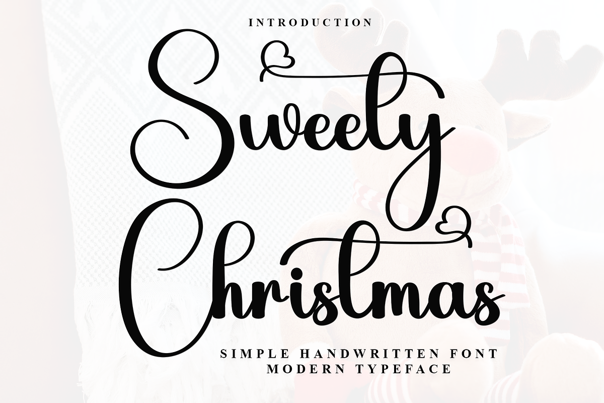 Sweety Christmas, a Handwritten Font by InermediaSTUDIO (Photo 1 of 7)