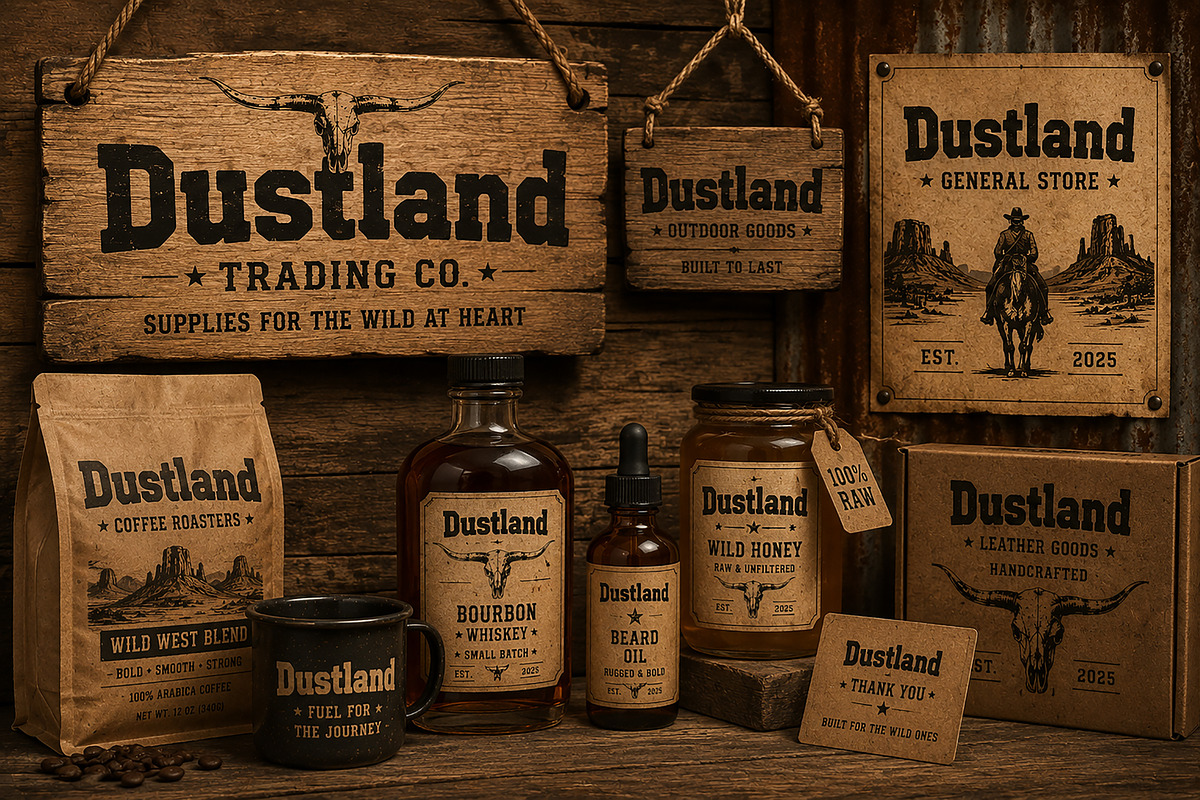 Dustland - Dustland is a bold, a Slab Serif Font by Wow Magic (Photo 2 of 4)