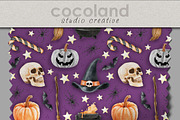 Halloween Seamless Pattern for Craft, a Pattern Graphic by Kreeya Art Shop (Thumbnail 4 of 11)