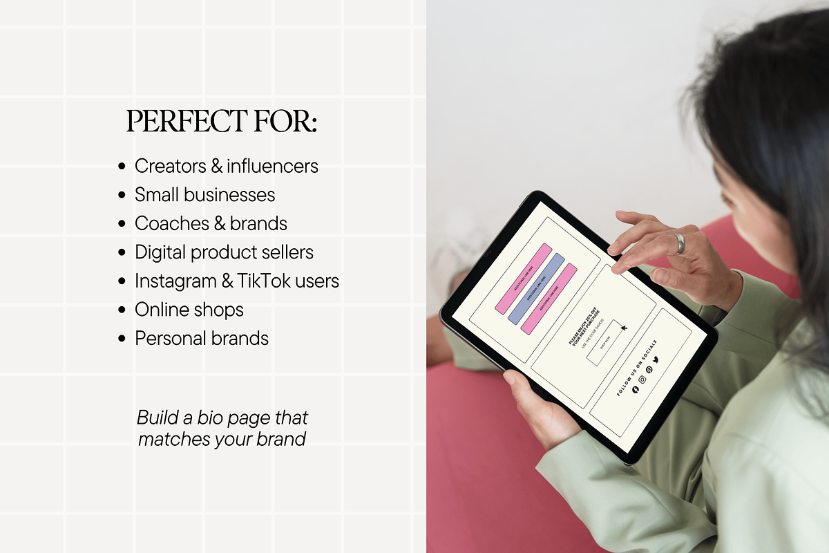 Canva Link In Bio Template, a Landing Page Template by Anna Design Studio (Photo 6 of 11)