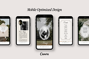 Wedding Website Template Canva, a Landing Page Template by Warmsoulgallery (Thumbnail 8 of 10)