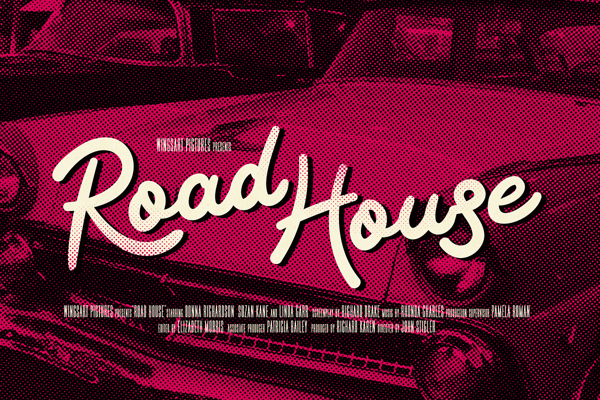 Rockabilly Romance - 50s Script Font, a Script Font by Wingsart Studio (Photo 13 of 15)