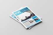 Newsletter Template, a Brochure Template by Template Shop (Thumbnail 2 of 6)