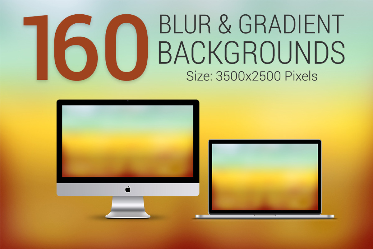 160 Blur & Gradient Backgrounds, a Templates & Theme by Graphicsfuel (Photo 1 of 5)