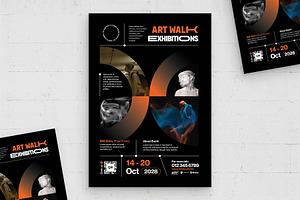 Art Exhibition Flyer Template, a Flyer Template by BrandPacks