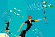 Business Concepts Bundle 07 Women, a Person Illustration by retrorocket (Thumbnail 3 of 16)