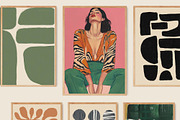 Modern Abstract Wall Art Prints, a Background Graphic by Artemsky (Thumbnail 7 of 11)