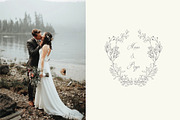 Hand drawn floral frames. Bundle., a Decorative Illustration by Designwork (Thumbnail 6 of 21)