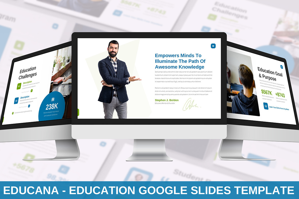 Educana - Education Google Slides, a Presentation Template by SlideFactory (Photo 1 of 4)