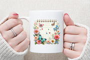 Watercolor Spring Planner Clipart, an Illustration by Sublimation Artist (Thumbnail 5 of 6)