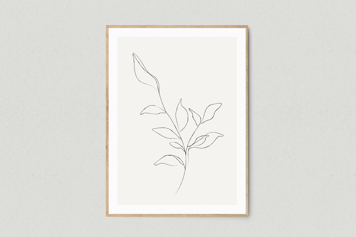Minimalist Leaf Line Sketches, an Illustration by Galerie Design Studio (Photo 5 of 6)