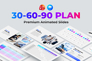 30-60-90 Day Plan Presentation, a Presentation Template by Abert (Thumbnail 1 of 12)
