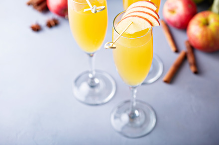 Apple mimosa cocktail, a Food & Drink Photo by farwasser