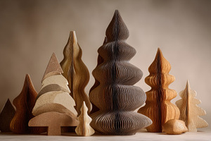 Wooden trees in different shapes, a Photo by Beautiful things