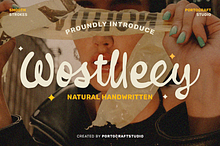 Wostlleey Natural Handwritten