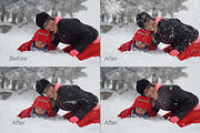 50 Falling Snow Photo Overlays preview 3