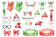 Watercolor Christmas toy poodle set, an Animal Illustration by Art and Funny (Thumbnail 3 of 6)