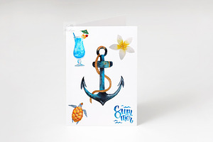 5x7 Greeting Card Mockup Invitation