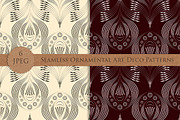 Seamless pattern modern Art Deco, a Pattern Graphic by Futurel (Thumbnail 4 of 4)