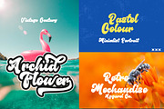 Archid Flower - Retro Handwritten, a Script Font by Dhabee (Thumbnail 9 of 15)