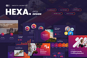 HEXA Presentation Template Design, a Presentation Template by Rocketstill (Thumbnail 1 of 16)