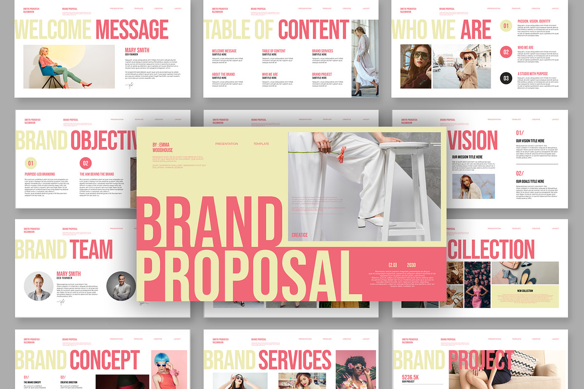 Brand Proposal  Presentation, a Presentation Template by MightyDesign (Photo 2 of 7)
