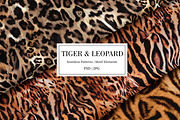 Tiger and Leopard, a Pattern Graphic by Luiz da Rolt Grathwohl (Thumbnail 2 of 10)