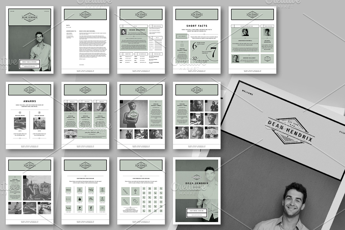Resume - CV - Portfolio, a Resume Template by Egotype (Photo 2 of 5)