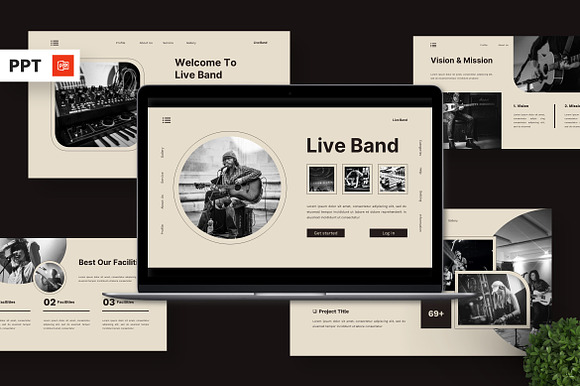 Live band - Music Powerpoint preview 7