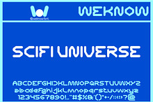 Scifi Universe font
