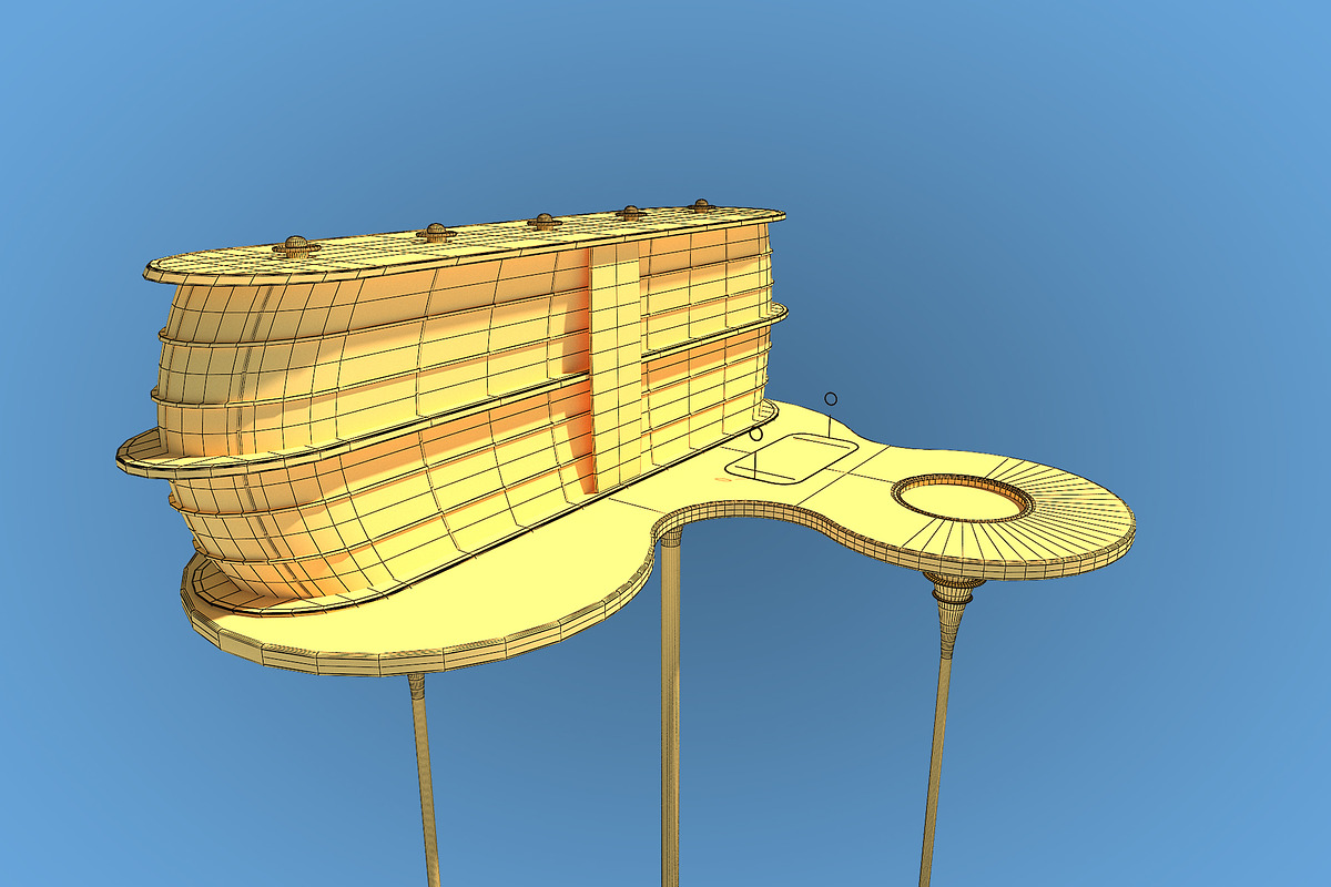 Futuristic Architecture Skyscraper #, an Architecture 3D Model by Daniel Mikulik (Photo 8 of 11)